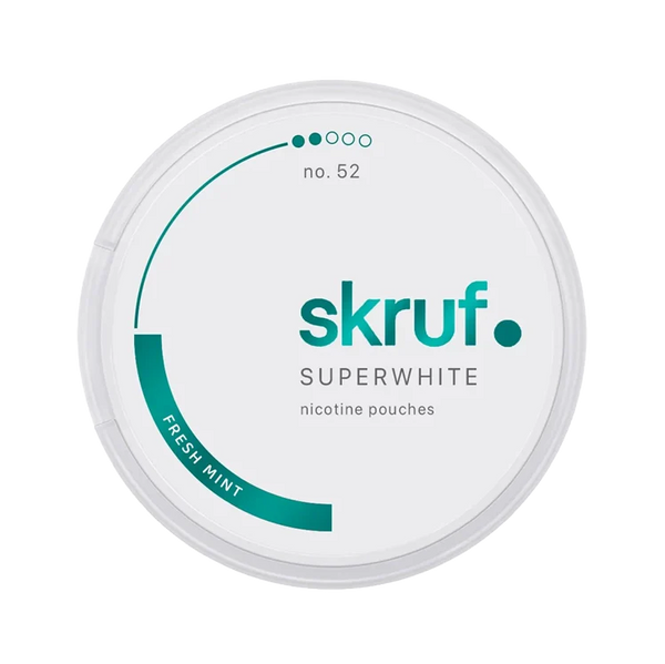 Fresh Mint S2 nicotine pouch by Skruf snus