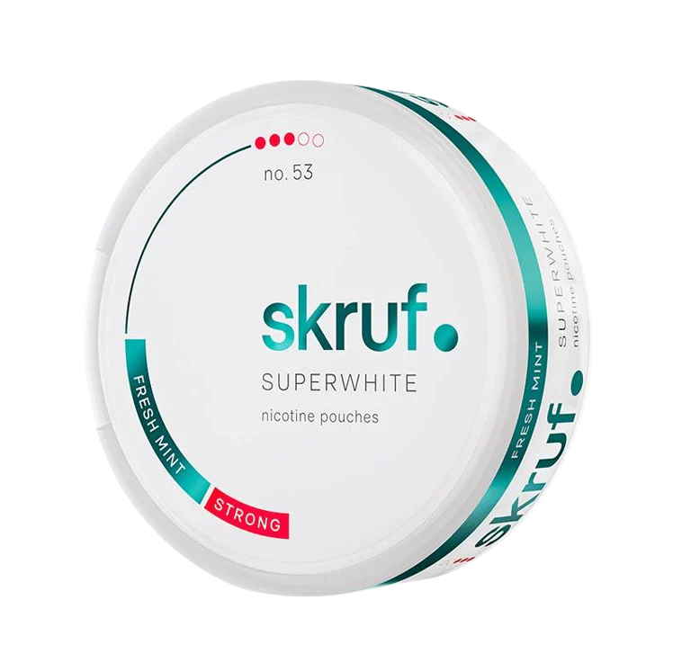 Fresh Mint S3 nicotine pouch by Skruf snus