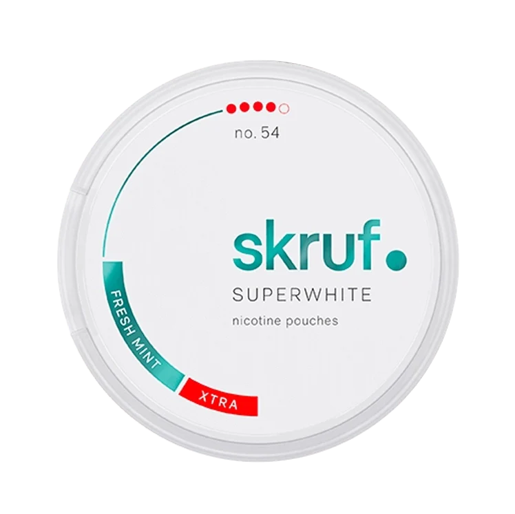 Fresh Mint S4 nicotine pouch by Skruf snus