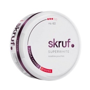 Purple Cassice S3 nicotine pouch by Skruf snus