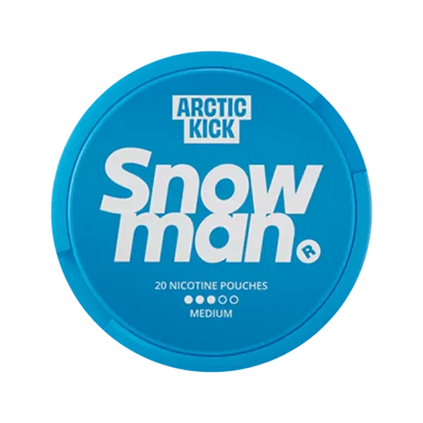Arctic Kick nicotine pouch by Snowman snus