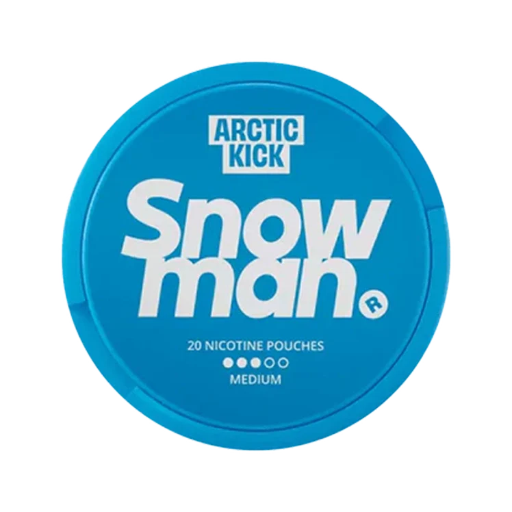 Arctic Kick nicotine pouch by Snowman snus