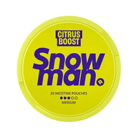 Citrus Boost nicotine pouch by Snowman snus