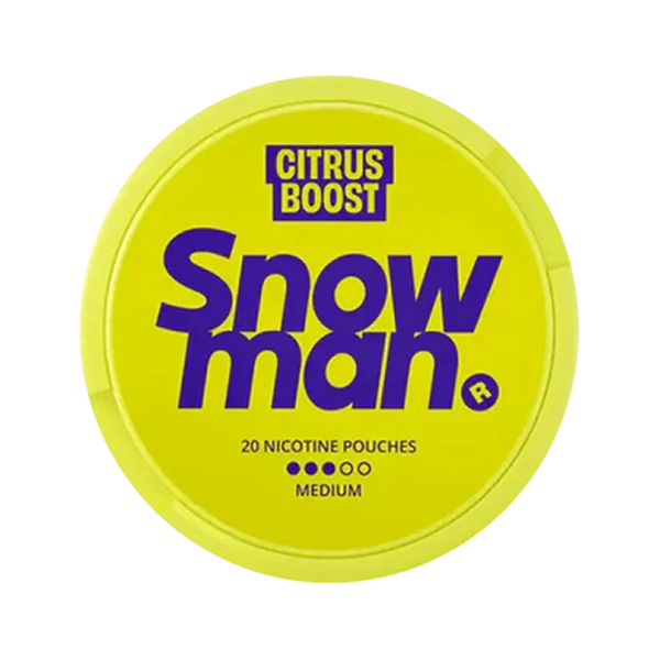 Citrus Boost nicotine pouch by Snowman snus