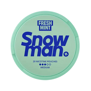 Fresh Mint nicotine pouch by Snowman snus