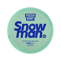 Fresh Mint nicotine pouch by Snowman snus