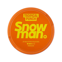 Tropical Punch nicotine pouch by Snowman snus