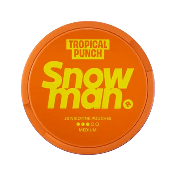 Tropical Punch nicotine pouch by Snowman snus