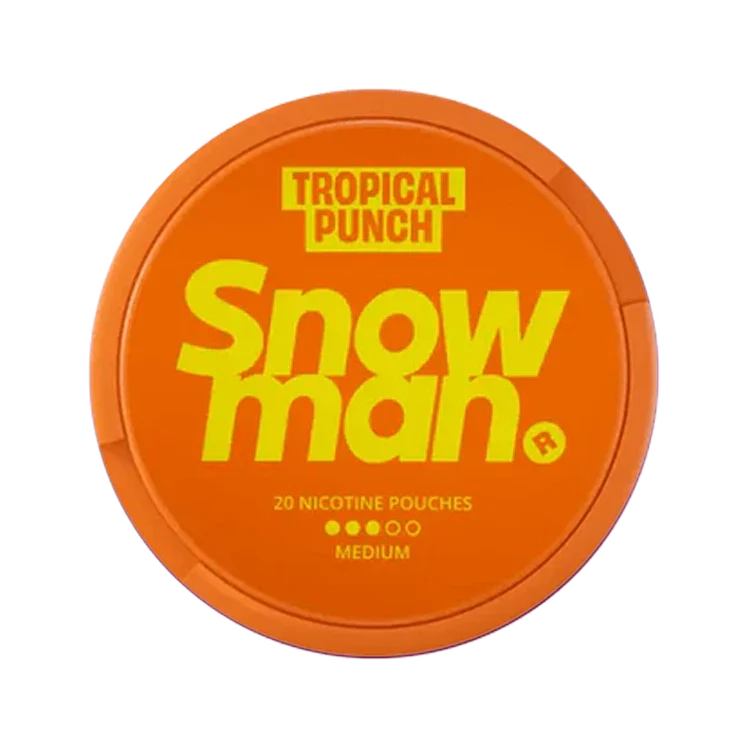 Tropical Punch nicotine pouch by Snowman snus