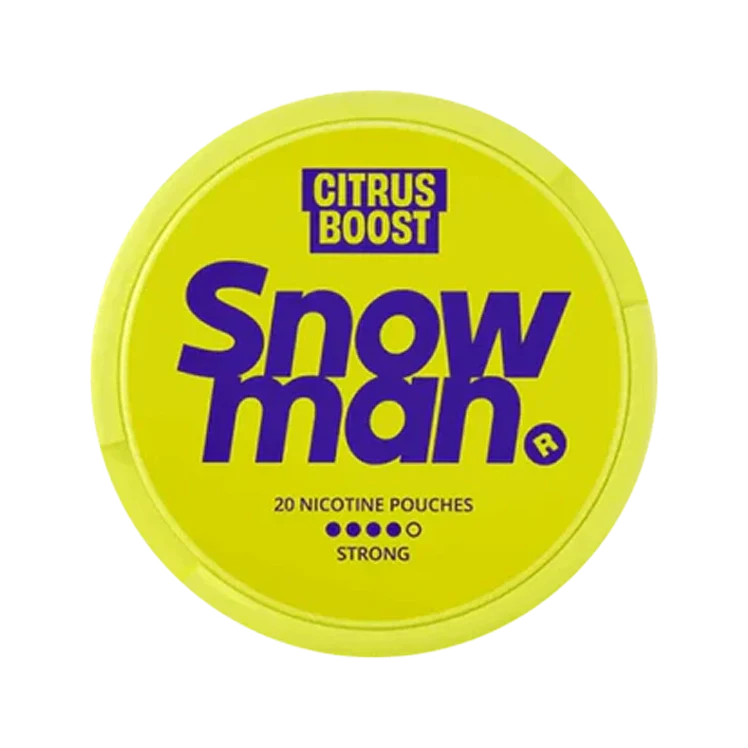 Citrus Boost nicotine pouch by Snowman snus