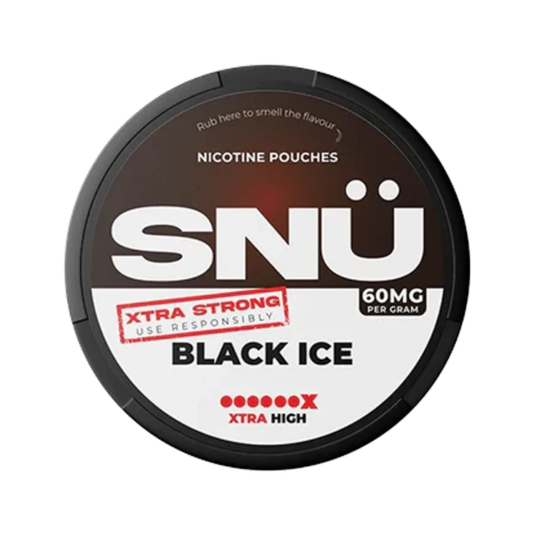 Black Ice nicotine pouch by SNU snus