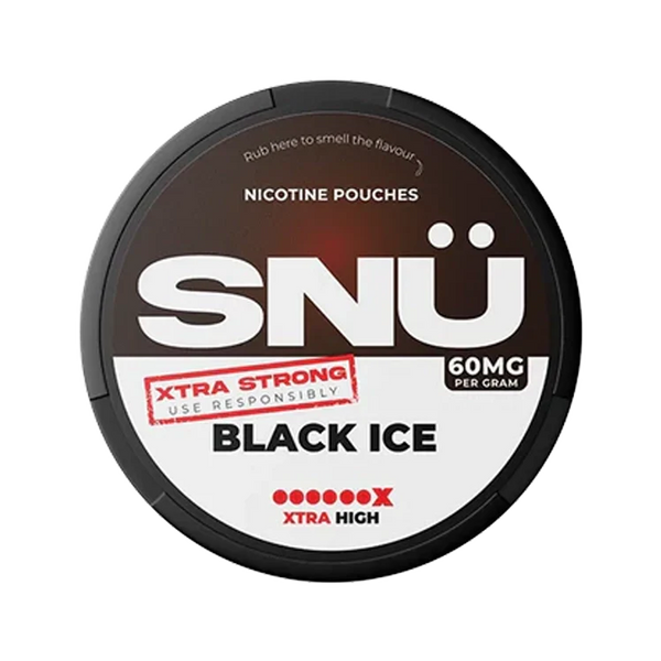 Black Ice nicotine pouch by SNU snus