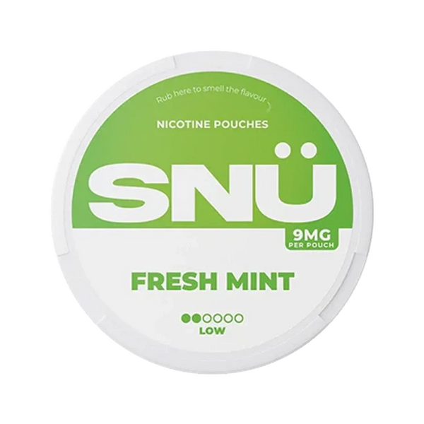 Fresh Mint nicotine pouch by SNU snus