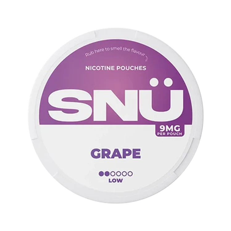 Grape nicotine pouch by SNU snus