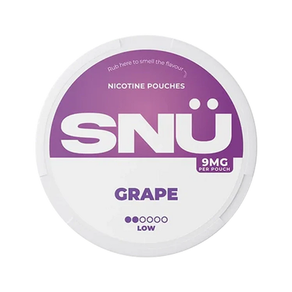 Grape nicotine pouch by SNU snus