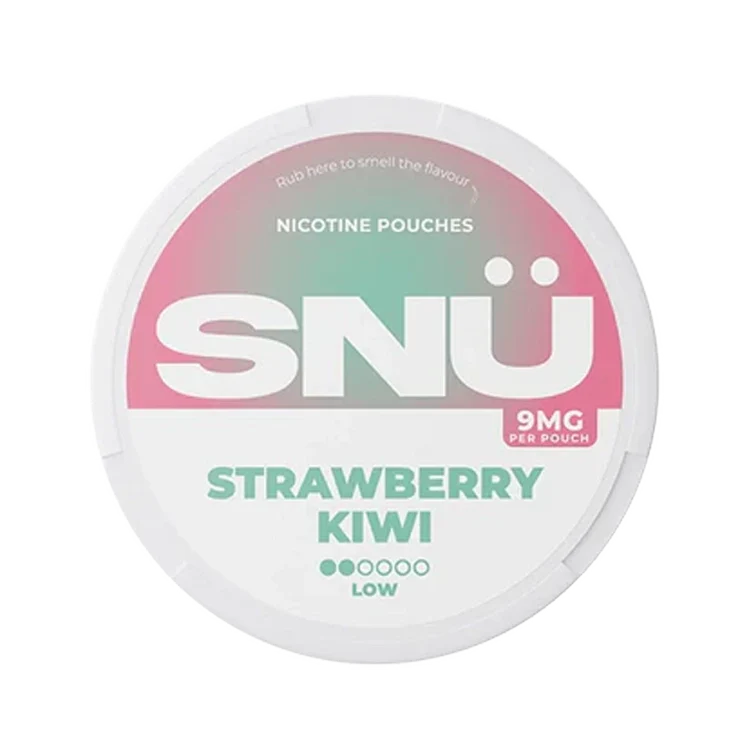 Strawberry Kiwi nicotine pouch by SNU snus
