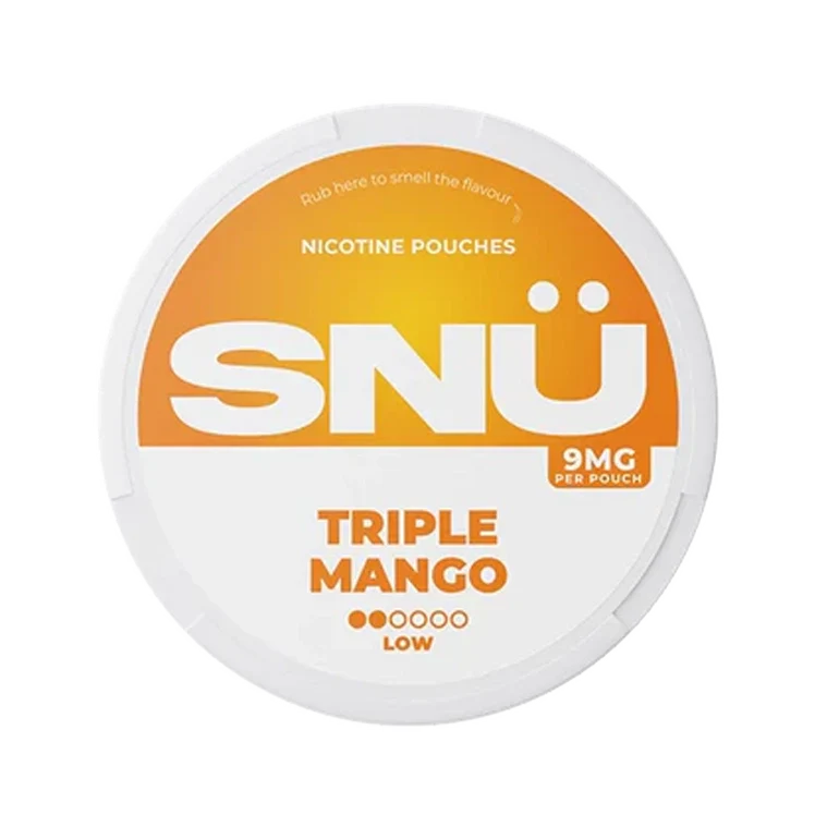 Triple Mango nicotine pouch by SNU snus