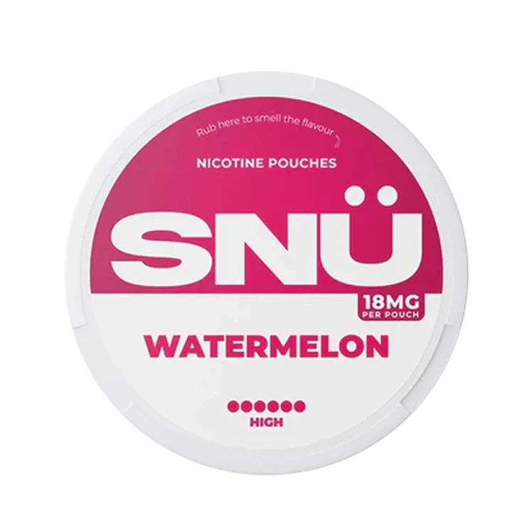 Watermelon nicotine pouch by SNU snus