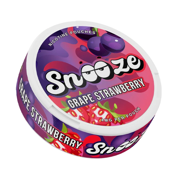 Grape Strawberry nicotine pouch by SNOOZE snus