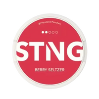 Berry Seltzer nicotine pouch by STNG snus