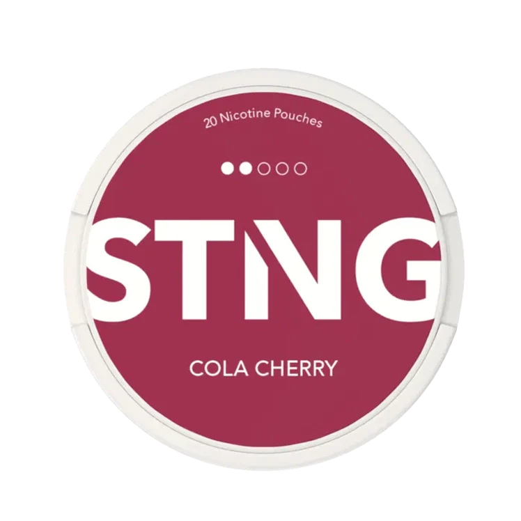 Cola Cherry nicotine pouch by STNG snus
