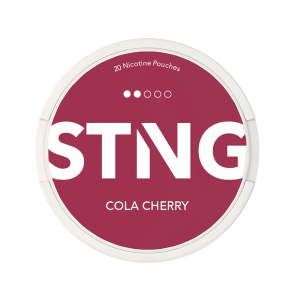 Cola Cherry nicotine pouch by STNG snus