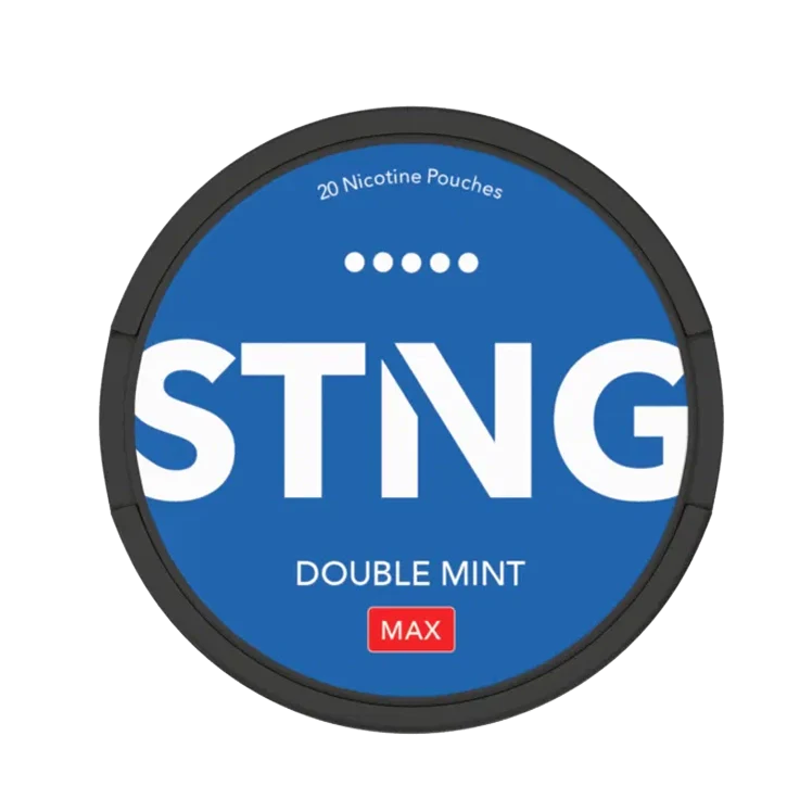 Double Mint Max nicotine pouch by STNG snus