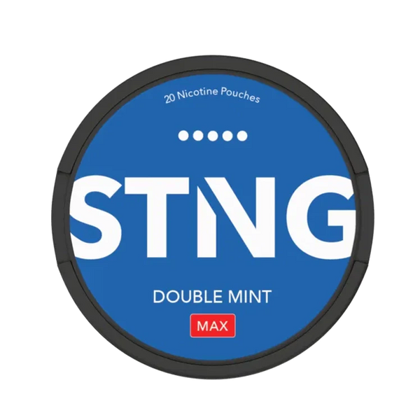 Double Mint Max nicotine pouch by STNG snus