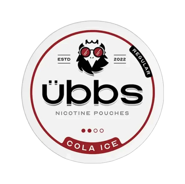 Cola Ice nicotine pouch by Ubbs snus