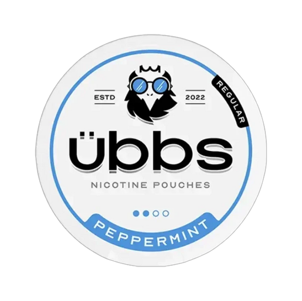Peppermint nicotine pouch by Ubbs snus
