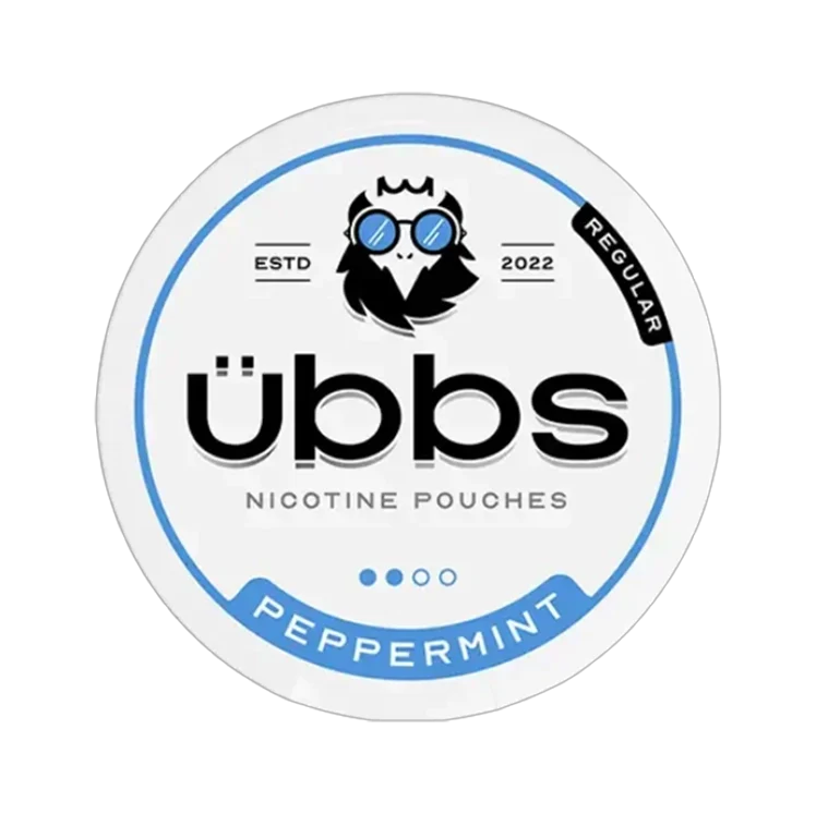Peppermint nicotine pouch by Ubbs snus