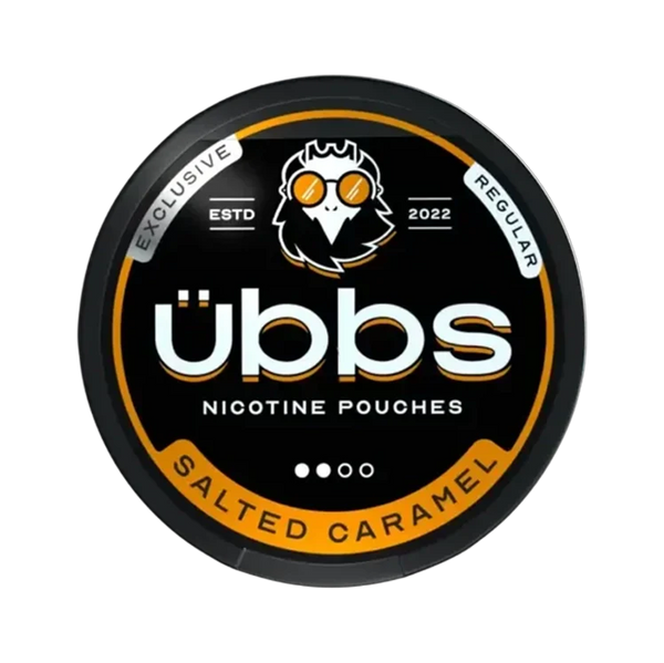 Salted Caramel nicotine pouch by Ubbs snus