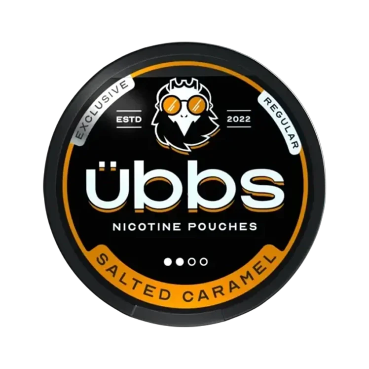 Salted Caramel nicotine pouch by Ubbs snus