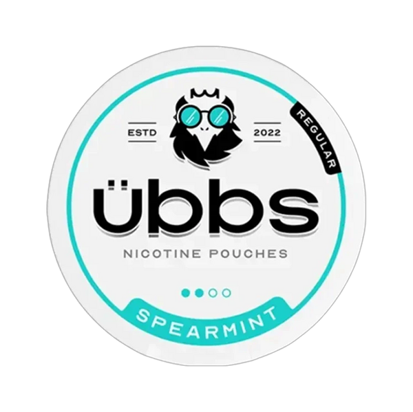 Spearmint nicotine pouch by Ubbs snus