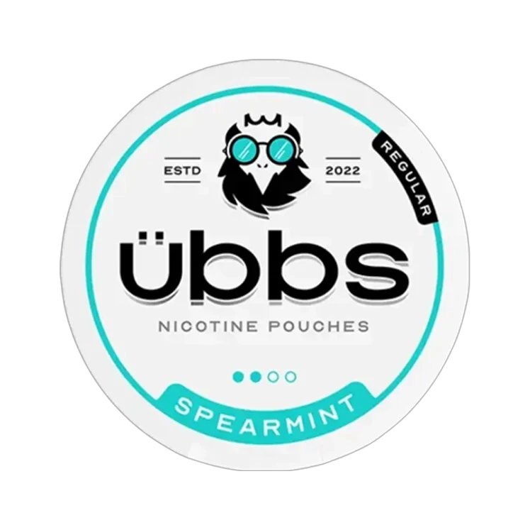 Spearmint nicotine pouch by Ubbs snus