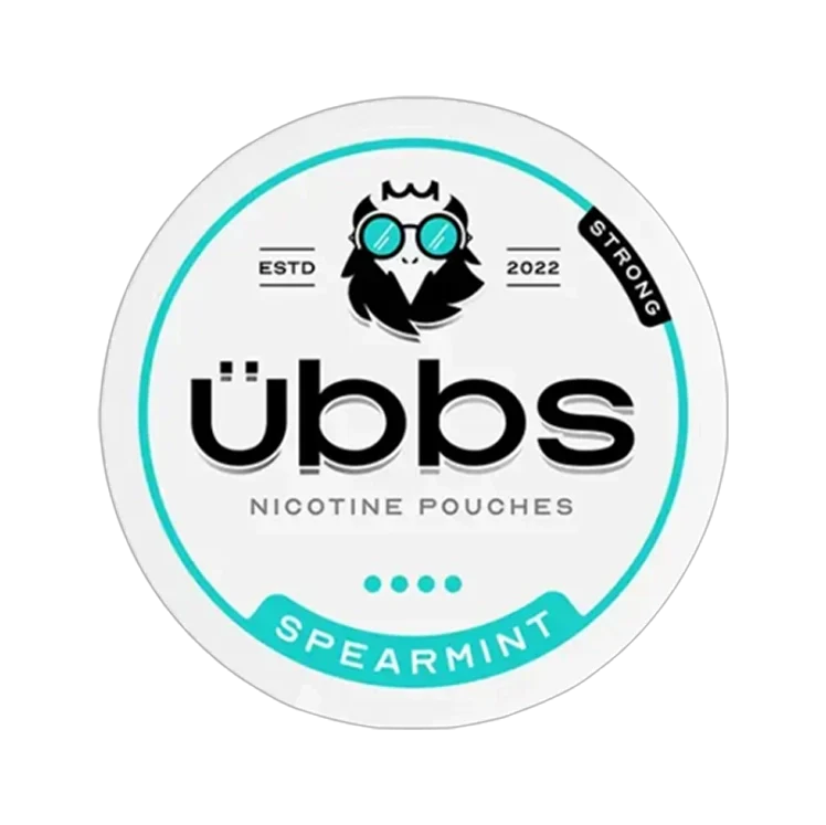 Spearmint nicotine pouch by Ubbs snus
