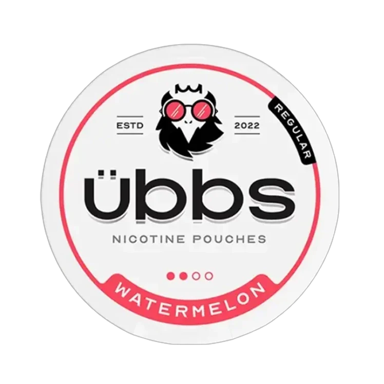 Watermelon nicotine pouch by Ubbs snus