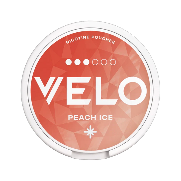 Peach Ice nicotine pouch by VELO