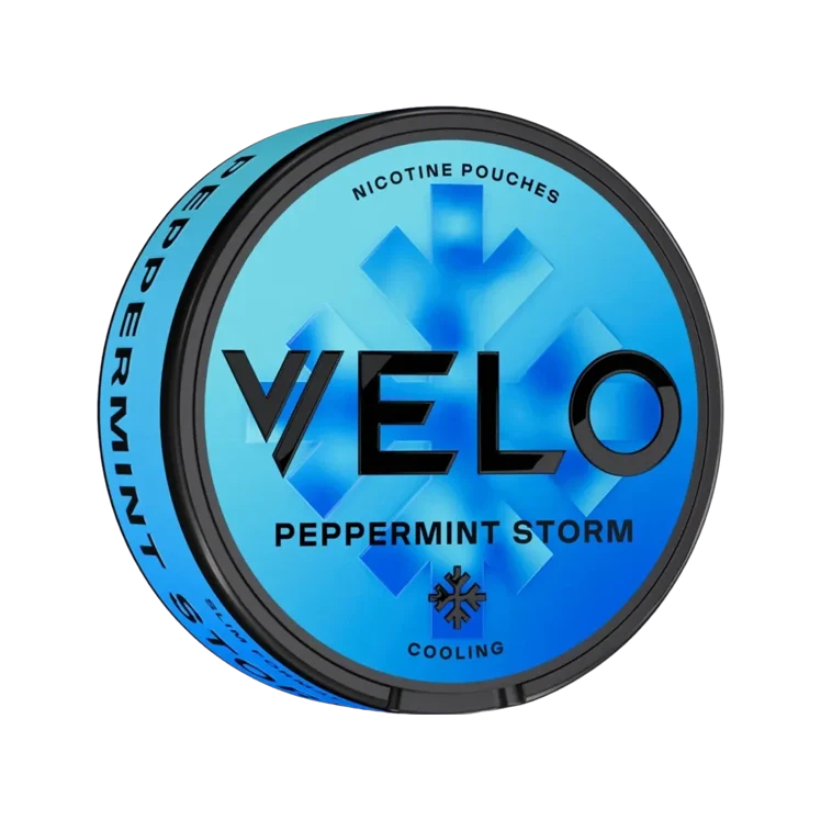 Peppermint Storm nicotine pouch by VELO
