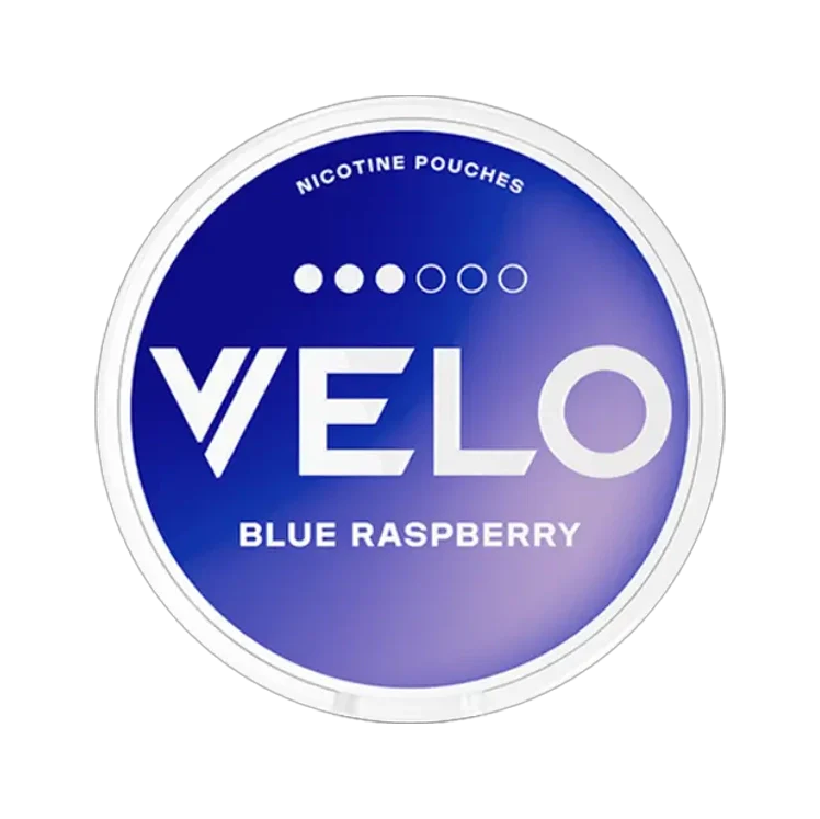 Blue Raspberry nicotine pouch by VELO