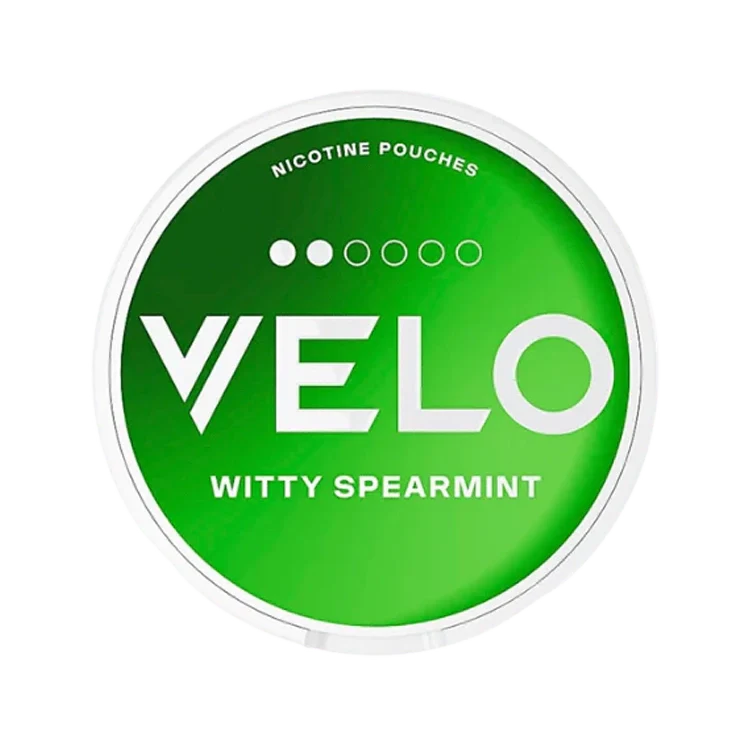 Witty Spearmint nicotine pouch by VELO