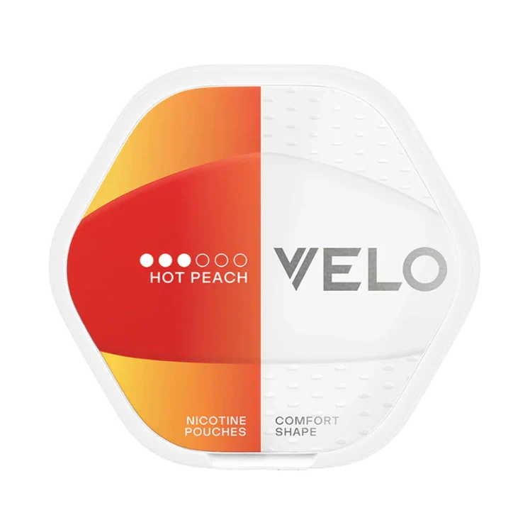 Shift Hot Peach nicotine pouch by VELO