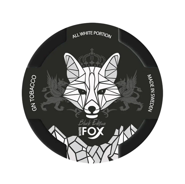 Black Edition nicotine pouch by White fox snus