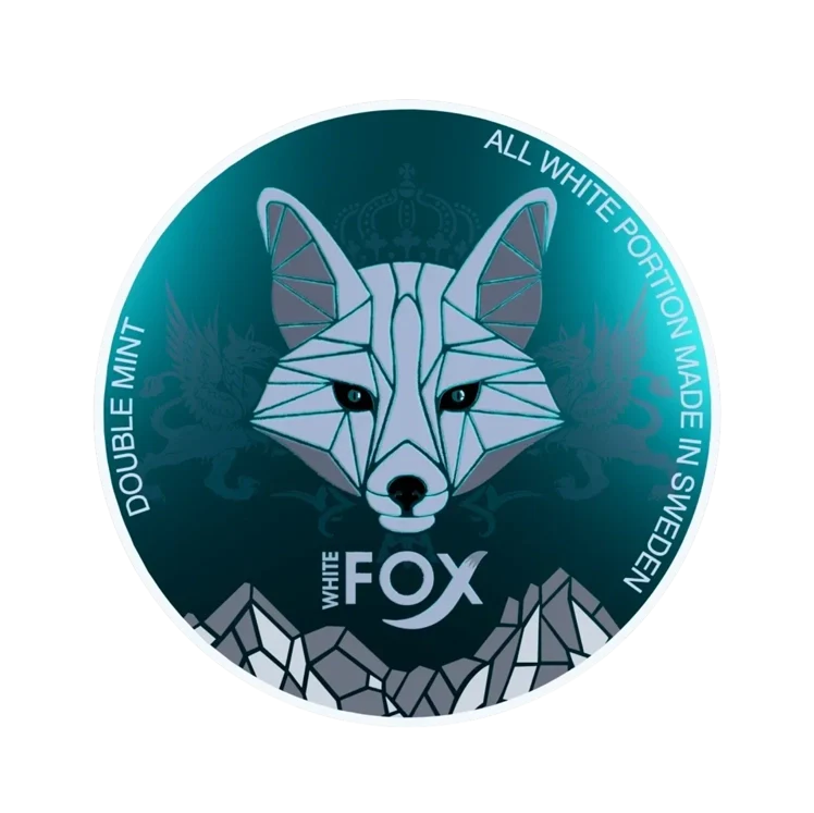Double Mint nicotine pouch by White fox snus
