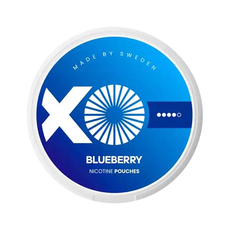 Blueberry nicotine pouch by XO snus