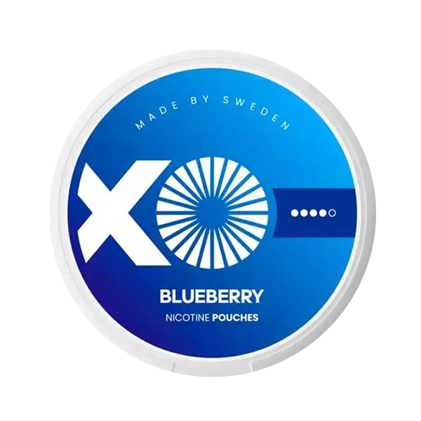 Blueberry nicotine pouch by XO snus