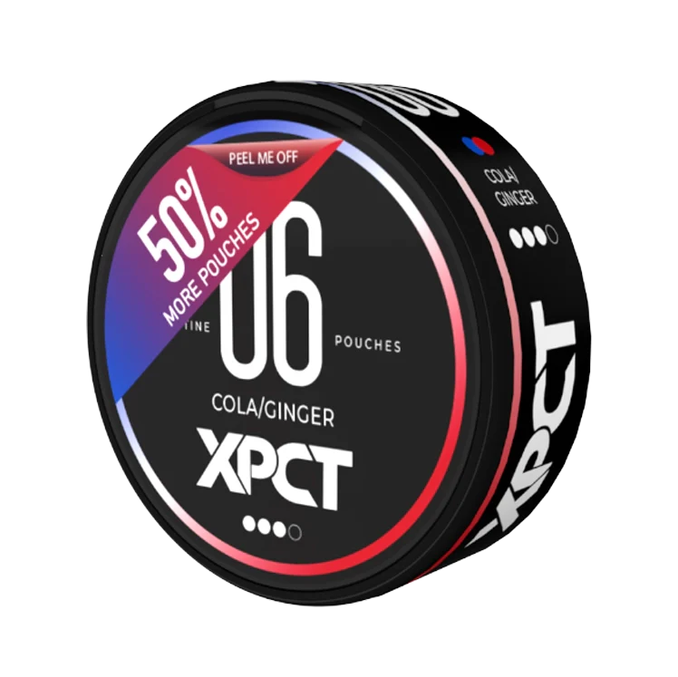 Cola Ginger 06 nicotine pouch by XPCT snus