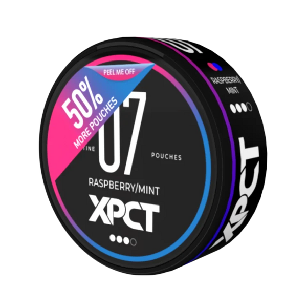 Raspberry Mint 07 nicotine pouch by XPCT snus