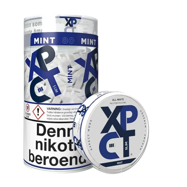 Tube Mint nicotine pouch by XPCT snus