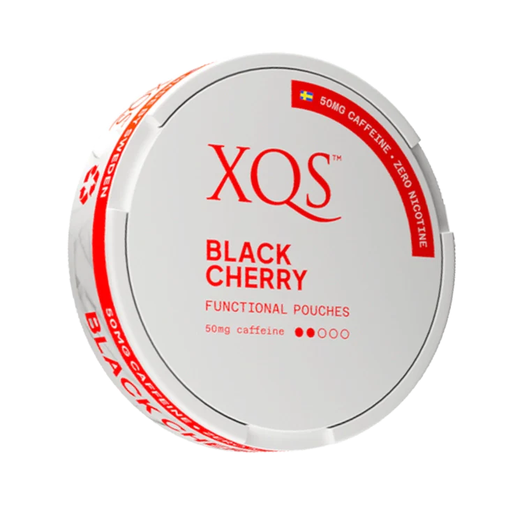 Functional Black Cherry nicotine pouch by XQS snus